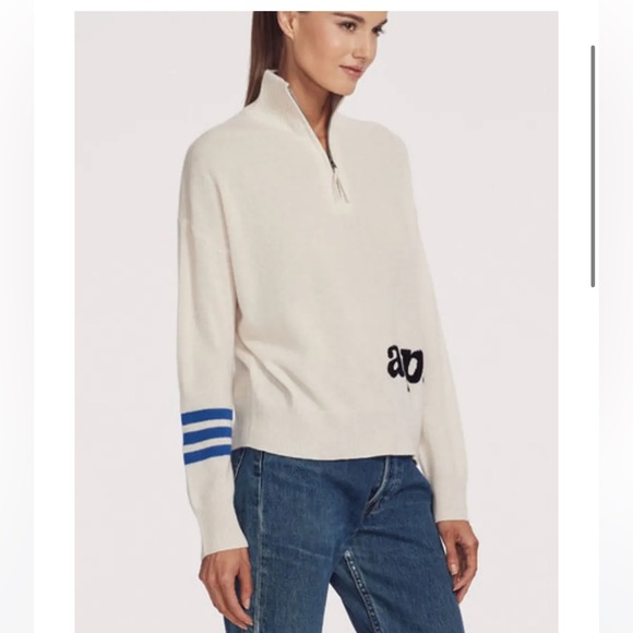 360 Cashmere Sweaters - NWT! 360 Came Anton Half Zip Jumper - Apres Ski Size M Retail 623.00